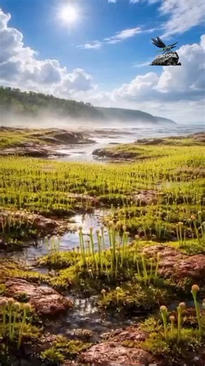 LA PRIMERA PLANTA QUE CONQUISTÓ LA TIERRA... La Cooksonia fue una de las primeras plantas vasculares en crecer fuera del agua hace más de 430 millones de años. Pequeña y sin hojas ni raíces verdaderas, liberaba esporas desde cápsulas en la punta de sus tallos, iniciando la expansión de la vida vegetal terrestre. #fypviralシ #ciencia #evolucion | reino fósil