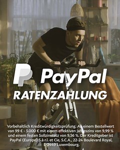 Upgrade deine Workouts zu Hause und zahl dein Equipment ganz einfach mit der PayPal Ratenzahlung in Teilen. | PayPal