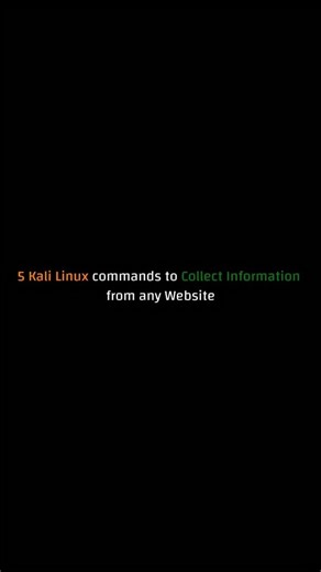 Incredible Hacker | Cybersecurity | Hacking on Instagram: "How hackers gather public info from a website — 5 terminal commands This reel shows the reconnaissance phase: what attackers look at and how defenders can find the same public signals. • whois target.com — domain registration details (owner, registrar, creation/expiry). • nslookup target.com — resolves domain to IP and shows DNS the machine uses. • dig target.com any — pulls DNS records from authoritative servers (A, MX, TXT, etc.). • su