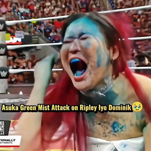 Asuka Green Mist Attack on Ripley Iyo Sky & Dominik🥹(then vs now)❤️‍🩹💞!#wwe #shorts #asuka #ytshorts