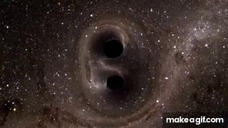 Two Black Holes Merge into One on Make a GIF