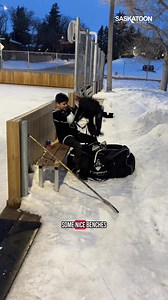 Best Outdoor Rink in #Saskatoon - Episode 2: Henry Kelsey Park Unreal ODR. It was -2 so no need for the shack. But it does open up on cold nights. The ice is fantastic, no cracks at all. The boards rock. Great nets, like SaskTel Centre worthy. Great lights for night too, no dark spots at all. This right here friends is a fantastic rink, shout out to all the volunteers who take care of it! #yxe #hockey #odr - The Clayton Kroeker Show | 92.9 The Bull