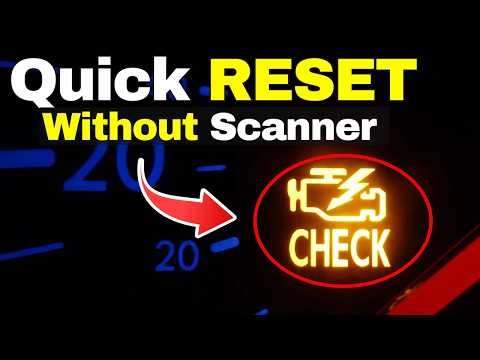 2 Fast & Easiest Ways on how to reset check engine light without scanner