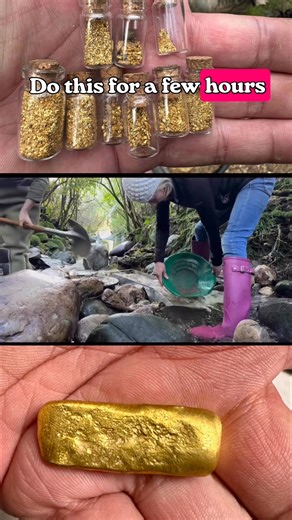 Use hand tools to find gold with your family next holidays. #goldprospecting | Sluice Box Karl