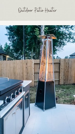 3.4K views · 13 reactions | I love these tower heaters from @yitahome They let off a great amount of heat and they are so pretty. I got the color black. This one actually came with a cover too which is great. Comment link to shop #patioheater #yitahome #gifted #outdoordecor #patiodesign #firepit | Styled mi casa | Facebook