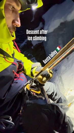 Alexandr Moroz - Mountain guide🏔️🧗‍♂️ on Instagram: "Спуск после ледолазания. Хороший был сегодня денек, полазали по льду в районе Cogne (Конь:) Район Аосты Италия🇮🇹🏔️, хороший лед нашли,Cascata Di Patri WI5 нужно тренироваться. Отхватил нормально)) Descent after ice climbing. It was a good day today, we climbed ice in the Cogne (Horse:) area of ​​Aosta, Italy. We found good ice. Cascata Di Patri WI5 needs some practice. It was a good day. #morozmountains #iceclimbing #cogne #italy #mountai