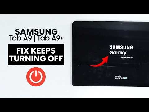 Samsung Tab A9 / A9 Plus: Fix Keeps Turning Off - Auto Power Off