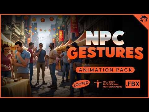 NPC Gestures Animation Pack - Cocomotion