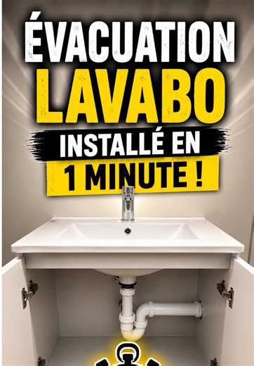 🚿 Installer l’évacuation d’un lavabo, c’est plus simple qu’on ne le pense ! En 1 minute, je te montre toutes les étapes pour un montage propre, étanche et sans fuite. 💪 Tu aurais réussi à le faire toi-même ? 👇 Hashtags : #plomberie #lavabo #bricolage #renovation