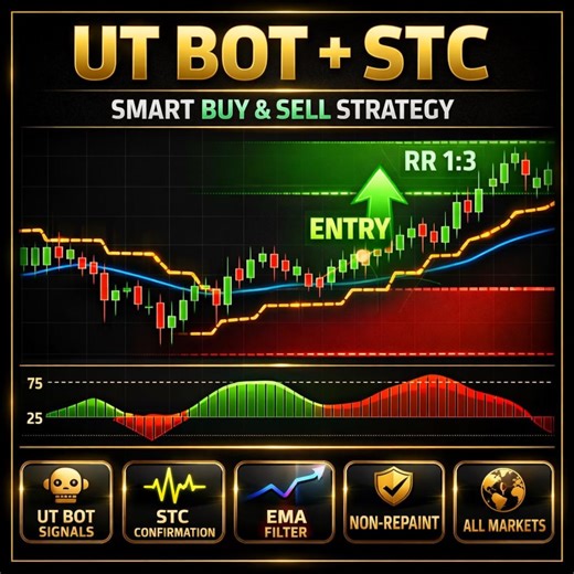 Buy UT Bot + STC Smart Trading Strategy | EMA Trend Filter | Tradingview Pine Script Strategy Online in India - Etsy