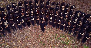 In this "human murmuration" Choreographer Sadeck Waff reflects the beauty of birds moving as one. World leaders must take inspiration in the teamwork seen in nature & work together at COP15 on a global plan for nature, with targets to reverse its decline by 2030 More at http://urgentconversation.org | Soil Association