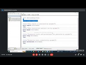 3 macro 20 10 2022 SAS ||MACROS IN SAS || ADVANCE SAS || #SAS #ADVANCESAS #MACRO|| CADAVUKO||