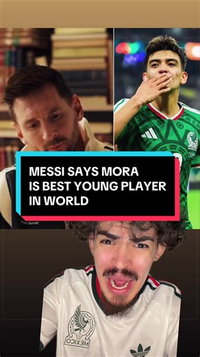Messi Says Gilberto Mora Is Best Young Player #soccer #futbol #mexico #tiktokcampaign @Kalshi