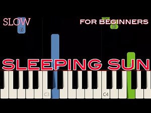 SLEEPING SUN [ HD ] - NIGHT WISH | EASY PIANO