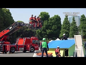 【水害に備えよう】千代田区・第一消防方面合同総合水防訓練