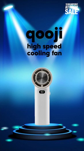 Stay Cool this Summer with qooji High Speed Cooling Fan