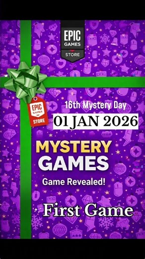 Epic Games Store Mystery Game Revealed | 01 January 2026 🔥 FREE GAME Unlocked! #epicgamesstore