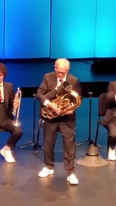 TUBA FAIL - First time in 52 years something like this happens! Well, Chuck managed to play the entire "Tuba Tiger Rag" without a bell! #canadianbrass #tuba #brass | Canadian Brass