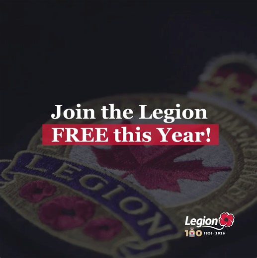 During our Centenary year, new members can join the Legion for FREE. | The Royal Canadian Legion - National Headquarters