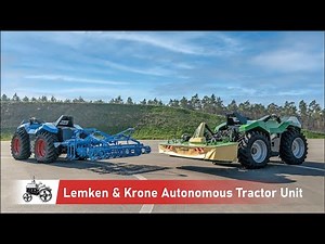 New Lemken & Krone Autonomous Tractor Unit