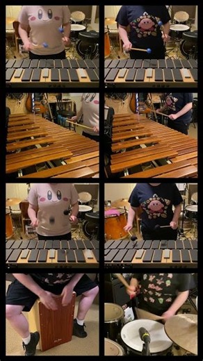 Green Greens aka one of my favorite #kirby covers for percussion ensemble! #vgm #vgmcover