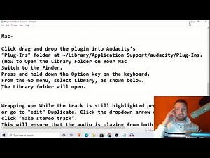 Audacity Plugins - How To Add Plugins To Audacity "Manually" - How To Use Audacity Tutorial 2020