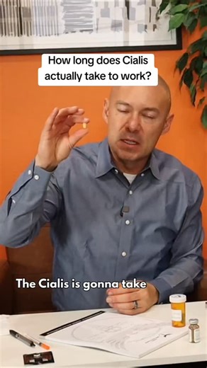 Phoenix Men's Health Center on Instagram: "💊 Cialis Timing Matters Cialis is not a last-minute pill. ⏳ It can take 4–6 hours to fully kick in 🚫 Don’t take it 20–30 minutes before and expect results 🕒 Think of it as a “Friday afternoon” medication 💡 Because Cialis is long-acting, it’s designed for weekend flexibility—Friday night, Saturday, and even Sunday. The key isn’t rushing it. It’s planning smart for confidence when it matters. 👉 Talk with your doctor to see if Cialis fits your lifesty