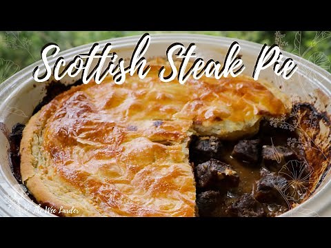 Scottish Steak Pie Traditional Scottish family recipe with flaky pastry