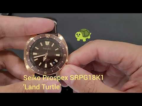 金龜勢! 精工 Prospex 玫瑰金「陸龜」/七寶錶行 Seiko Prospex SRPG18K1 'Land Turtle'/ Tsat Po Watch Company