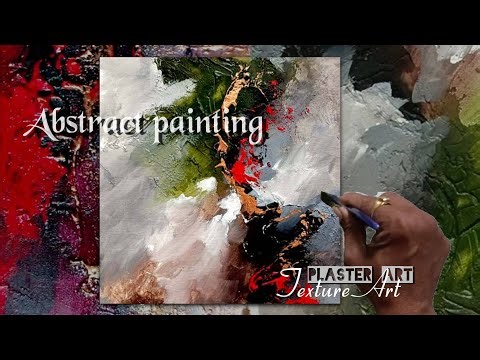 Easy Texture Painting step by step: Acrylic painting on canvas for beginners