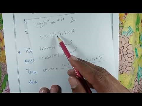 Trimmed & Winsorized Mean Lec#33(A) | Statistics