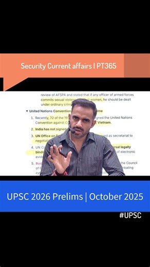 Budapest convention & UNCC 2025 UPSC Monthly current affairs November 2026
