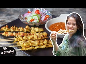 Delicious Thai CHICKEN SATAY Skewers Recipe (with Peanut Sauce)