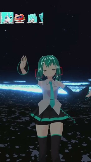 Hatsune Miku 🩵 vrchat #vocaloid #初音ミク #hatsunemiku #miku #mmd #shots
