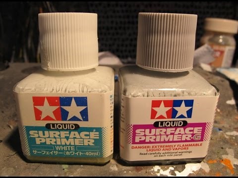 Gundam/ mech model workshop 94: Tamiya liquid surface primer