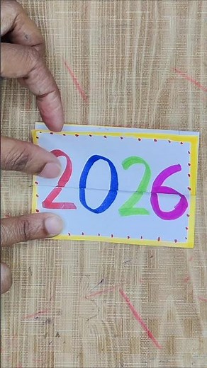 New Year greeting card #shorts #viral #trending #youtubevideo #greetingcard