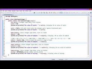 Java Essentials - Integer type data in java