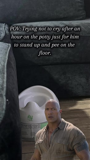 We sat on the potty for an HOUR. Paw patrol movie.Candy bribes.Encouragement. Praise. “Let’s go peepee in the potty!” Nothing. I stayed calm. I stayed patient. I told myself this is part of it. The SECOND he stood up… pee. All. Over. The. Floor. And there I stood, smiling, trying not to cry, questioning every life choice I’ve ever made, mopping pee off the floor, while reminding myself: this is temporary… right? 😩🚽 #Meme #mo#momomlife #pottytraininingmama #pottytrainningfail
