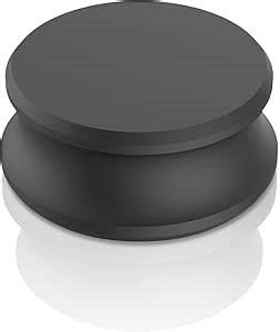 Audiophile Record Weight Stabilizer, Aluminum Turntable Weight Clamp with Protective Soft Pad for HiFi Turntable LP Record Player, Eliminate Vinyl Disc Vibrations. (LP280 Black)