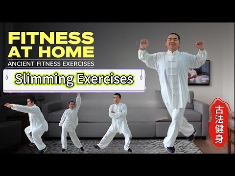 Get FIT with Easy Tai chi Slimming Exercises Workout at Home! #taichi