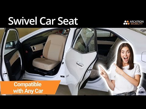 Arcatron Car Swivel Seat | Handicap Person Car Seat | Getting In and Out of Car Becomes easy!