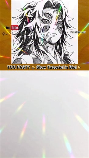 🎨 Upper Rank One: Kokushibo Staring into the six eyes of the strongest demon. 👉 Watch Now: https://youtu.be/LE-gh9byChs ✨ Like👍, comment💬, and subscribe📲 for more art! #kimetsunoyaiba #kokushibo #demonslayer #animeart #drawing | mcpainted