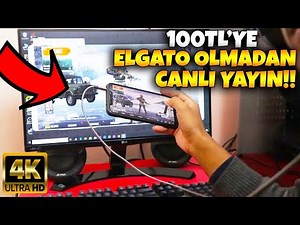 ELGATO OLMADAN CANLI YAYIN YAPMAK - EKRAN YANSITMA Programları