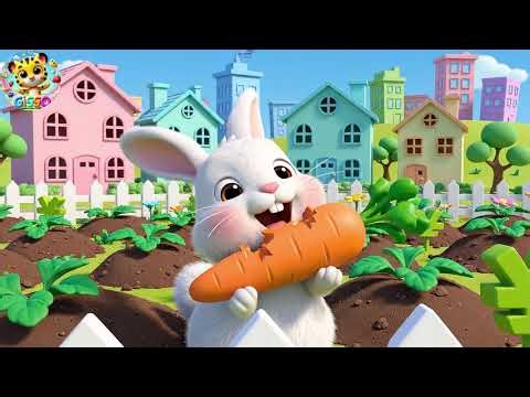 Little Bunny in the Field Goes Hop Hop | Fun Bunny Song for Kids and Toddlers