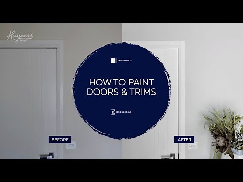 How to Paint Doors & Trims