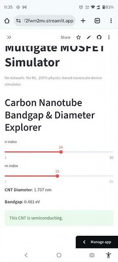 Interactive-Quantum-Aware-Multigate-MOSFET-Simulator