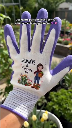 Gants "Jardinier De L’année" Personnalisé