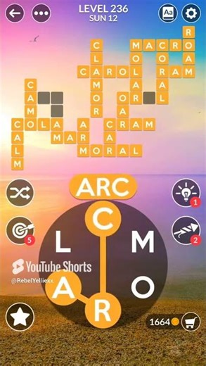 WORDSCAPES SKY Sun Level 12