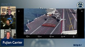 J-35A on Type 003 Fujian - wings folded - Navy fighter pilots react