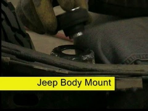 Jeep body mount repair